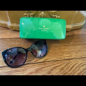 Kate Spade Black Sunglasses with Case
